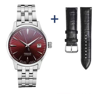 Reloj Mecánico Azul para Hombre con Movimiento NH35A, Correa de Acero, Estilo Cóctel, Multifuncional para Deportes y Calendario - Product Image 4