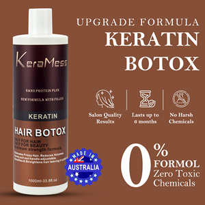 KeraMess Ultimate Brazilian Smoothing Therapy Formaldehyde Free Nano <strong>Keratin</strong> Salon <strong>Hair</strong> Straightening &amp; Deep Repair <strong>Treatment</strong> - Product Image 1