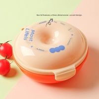 Boîte de conservation alimentaire en plastique scellée de qualité alimentaire, compatible micro-ondes, portable, pour le bureau, les étudiants et l'usage quotidien