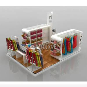 Color Kiosk Square Collar Display Birthday Apparel showcase Princess <strong>Pompadour</strong> Apparel showcase Kid OEM - Product Image 2