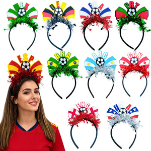 Accesorios para Fanáticos <span class=keywords><strong>de</strong></span> la Copa Mundial <span class=keywords><strong>de</strong></span> Fútbol 2026, Diadema con Bandera <span class=keywords><strong>de</strong></span> la Selección Nacional, Aro para el Cabello <span class=keywords><strong>de</strong></span> Animadora, Artículos para Aficionados - Product Image 3