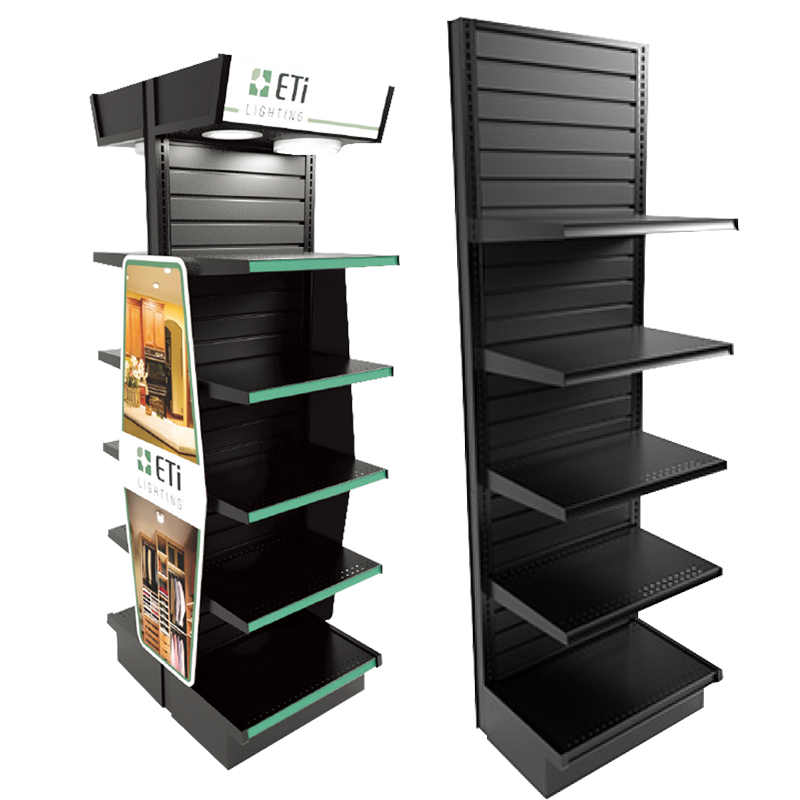 Apache Heavy-Duty Metal Layer Plate Hole Board Display Rack Customizable for Floor to Floor Display Modern Style Supermarkets — view 5