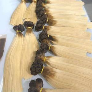 100% Vietnamese Virgin Human Hair Extensions Double Drawn Weft Full Cuticles Straight and Wave Styles - Product Image 2