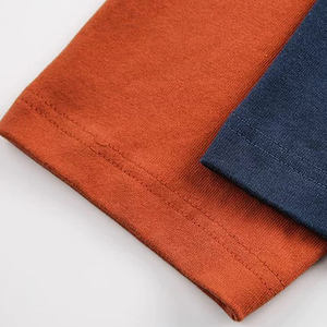 Camiseta con logotipo bordado para hombre, camisetas de manga larga de doble capa, ropa de calle con cuello redondo para hombre - Product Image 6