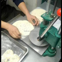 Presse à pâte manuelle, machine automatique de pressage et de formage de bases de pizza pour la transformation alimentaire