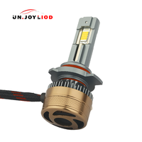 Ampoule de phare LED 9012 Canbus sans erreur 100W 6500K Blanc, feux de croisement et de route, remplacement de phare automobile