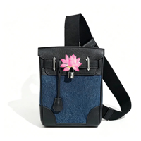 Bolso de Pecho de Cuero Genuino de Primera Calidad, Diseño 2026, Bolso Bandolera Pequeño - Moderno, Unisex, Personalización al por Mayor de Fábrica