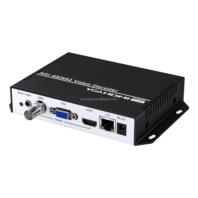 Custom Made JM3500C-NDI CVBS BNC SRT RTSP UDP NVR Transmitter IP to VGA HDMI 4K H.265 HEVC H.264 Video Capture Box Decoder
