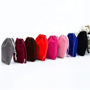 Colorful <strong>Small</strong> 8x10cm Hat Dust Bags with <strong>Draw</strong> String Velvet Dice Bag - Product Image 4