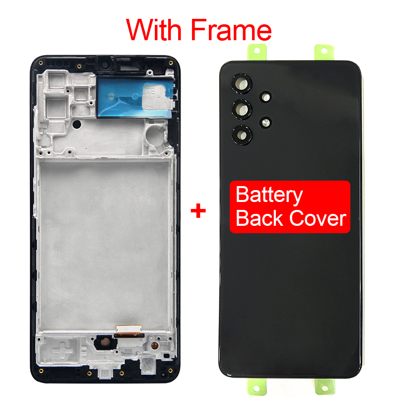 TFT/Incell Nero con Cornice + Cover Posteriore