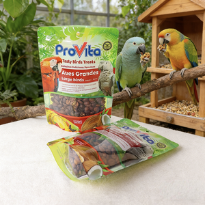 Sacchetto Richiudibile per Cibo per Pappagalli con Finestra Trasparente, per Uccelli di <span class=keywords><strong>Grandi</strong></span> Dimensioni, Macaw, Pappagalli Grigi Africani, Conservazione Semi - Product Image 2