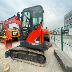 Excavatrice Doosan DX60-9 d'occasion en excellent état de fonctionnement avec moteur Yanmar, engrenages et composants de roulement - Product Image 2