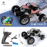 2.4G 4WD Hochgeschwindigkeits-RC-Kletter auto-4-Kanal-All-Terrain-Stunt-Spielzeug LED-Leuchten 30-50m Reichweite Kinder Indoor/Outdoor Adventure RC Car