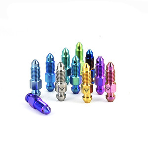 สลักเกลียวไทเทเนียม M10x1.25 สำหรับรถจักรยานยนต์ออฟโรด แบบ Banjo Bolts และน็อตระบายอากาศ ทำจากโลหะผสมไทเทเนียม - Product Image 1