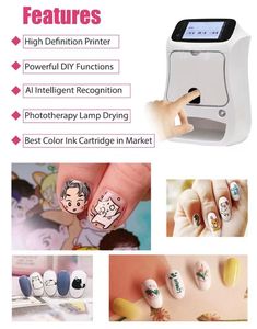 Impresora de Uñas 2 en 1 Totalmente Automatizada de Alta Precisión con Escaneo y Mapeo 3D Profesional y Sistema Multicolor - Product Image 3