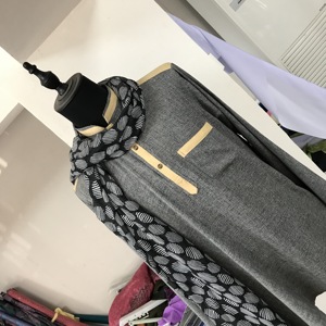 La vendita calda in Vietnam tenda il nuovo tessuto di lino 100% per divano ha una funzione antibatterica e resistente agli insetti - Product Image 6