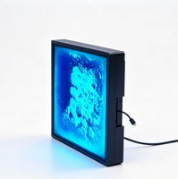 Panneau LED professionnel 50*50*7cm pour la danse liquide - Dalles de sol de scène à changement de couleur RGB pour la décoration de fêtes et de clubs