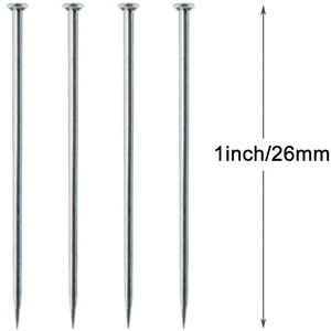 1000 Piezas de Alfileres de Satén Finos, Alfileres de Acero Inoxidable, Alfileres de Costura para Oficina y Sastrería - Product Image 2