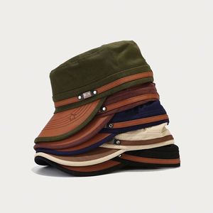 Wholesale PU Leather <b>Flat</b> Top Baseball <b>Cap</b> Twill Camp Hat Curved Brim Bill Women Outdoor Casual Sun Sport <b>Cap</b> for <b>Men</b> - Product Image 1