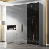 Armoire à vêtements modernes de luxe, personnalisée, meubles de chambre à coucher, dans le placard