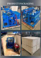 Machine manuelle à petit volume pour la fabrication de blocs de béton creux, largement utilisée, en promotion