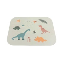 Napperon en silicone moderne et antidérapant résistant à la chaleur pour enfants découpé dessin animé animal chat bébé