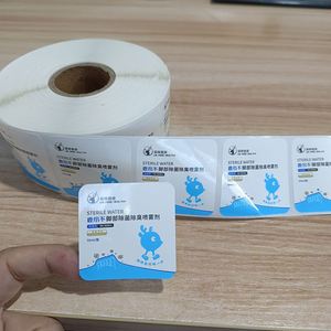 FX 100% Waterproof & Tearproof <b>Vinyl</b> <b>Self</b> <b>Adhesive</b> <b>Roll</b> Labels Custom Printed Stickers for Promotion and Food Use - Product Image 4
