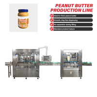Machine de remplissage, de bouchage et d'étiquetage automatique intelligente de haute précision pour beurre de cacahuète et pâte de sésame, vente en gros d'usine