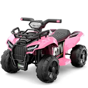 Akülü elektrikli dört ATV binmek arka tekerlekli motorlu binmek Mini araç araba Toddlers erkek kız