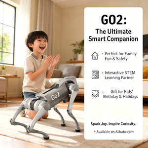 <span class=keywords><strong>Robot</strong></span> Quadrupede Programmabile AI Unitree Go2 EDU per Robotica Industriale, Intrattenimento e Azione Autonoma su Tutti <span class=keywords><strong>i</strong></span> Terreni - Product Image 5