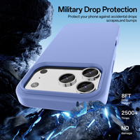 Coque de téléphone officielle antichoc en silicone liquide magnétique microfibre, protection intégrale pour iPhone 17 18 Pro Max, accessoires mobiles