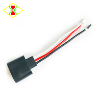 Adaptateur de prise femelle H13 9008, câble de connexion, faisceau de câblage, fiche de raccordement, phare automobile, lampe, 3 fils, 15 cm, 18 AWG
