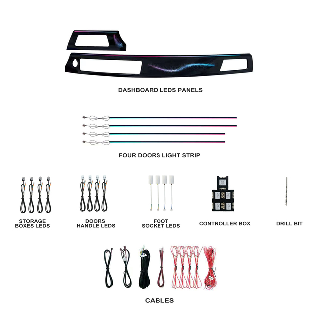 Voyeego Customized Ambient Lighting Car Atmosphere Light Original CAR AMBIENT LIGHT for BMW E90 2005-2012