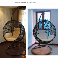 Chaise à bascule hamac, balançoire d'extérieur avec support métallique, usine, haute qualité