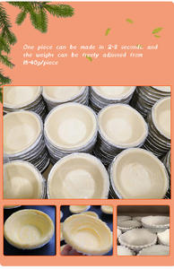 เครื่องขึ้นรูปแม่พิมพ์ทาร์ตไข่อัตโนมัติสำหรับอุตสาหกรรมเชิงพาณิชย์เครื่องขึ้นรูปทรงประสิทธิภาพสูงเปลือกทาร์ต - Product Image 6