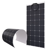 Cellules solaires Sunpower à haut rendement Panneau solaire flexible 150W 180W 200W Module Pv léger avec TVU pour marine et camping-car