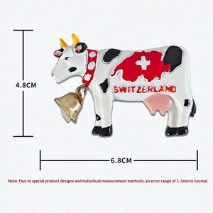 Imán de Resina para Refrigerador de Suiza 2026, Atracción Turística Creativa, Imán 3D Personalizado para Refrigerador, Decoración, Recuerdo de Viaje - Product Image 5