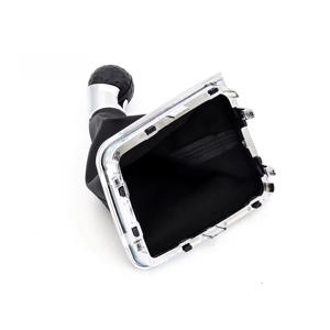 Perilla de cambio automático, cubierta de botas de cuero, perilla de cambio de marchas negra con cubierta antipolvo para VW <span class=keywords><strong>Golf</strong></span> <span class=keywords><strong>7</strong></span> A7 MK7 para GTI GTD - Product Image 5