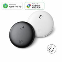 Mini traceur intelligent magnétique double système Find My Hub pour portefeuille, clés, vélo, animaux de compagnie avec alerte sonore
