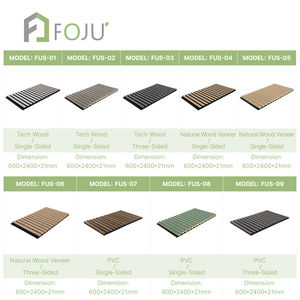 <strong>Wood</strong> Grain MDF Acoustic <strong>Wall</strong> <strong>Panels</strong> with Polyester Fiber Sound Absorbing Board - Product Image 6