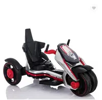 Kuat 12V Baterai 550X2 Motor Bayi Mainan Mobil Kendaraan Roda 3 Go Kart Pedal Mobil Mainan