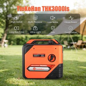 Generador Inverter de Gasolina con Arranque Eléctrico 230/120&240V Naranja, Fuente de Energía Portátil de Emergencia para Respaldo/Exterior/Obra - Product Image 6