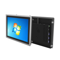 21.5 pouces Oem Win11 Linux Celeron J1900 Intel Core I3 I5 I7 ordinateur industriel boîtier en aluminium intégré écran tactile panneau Pc