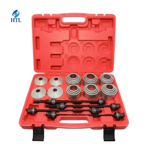 <span class=keywords><strong>Kit</strong></span> universel de 28 pièces HTL pour l'extraction et l'installation de bagues de roulement en acier à haute teneur en carbone pour véhicules légers - Product Image 1