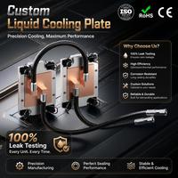 Plaque de refroidissement liquide CNC sur mesure en aluminium et cuivre pour serveur et GPU
