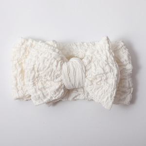 Diadema de amor suave hecha a mano <span class=keywords><strong>para</strong></span> recién nacido, cinta <span class=keywords><strong>para</strong></span> el pelo <span class=keywords><strong>con</strong></span> lazo grande <span class=keywords><strong>para</strong></span> recién nacido, cinta <span class=keywords><strong>para</strong></span> el pelo anudada ancha lisa, <span class=keywords><strong>diademas</strong></span> <span class=keywords><strong>para</strong></span> niña - Product Image 5