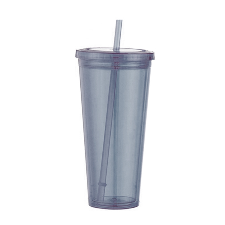 Strata Ly Vaso Con Popote 24Oz Acrylic Glitter Uống Tumbler Nhựa Đôi Tường Nước Ép Mug Với Rơm