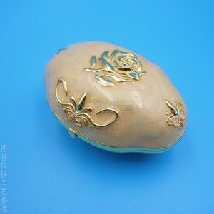 Custom Metal Jewelry <b>Box</b> <b>Flower</b> Shape Enamel Painted Diamond Encrusted Home Decor Gift Storage <b>Box</b> - Product Image 4