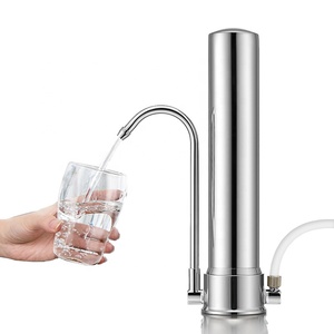 Grifo mezclador moderno de una sola palanca de latón cromado y cobre para fregadero de cocina, filtro purificador de 3 vías, grifo de agua potable - Product Image 6