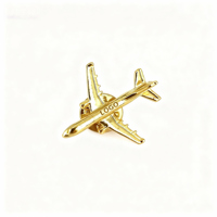 Broches d'avion en métal 787 Concorde Cessna, plaquées, mode, art, objets de collection, cadeaux, Nouvel An chinois, 1mm SY
